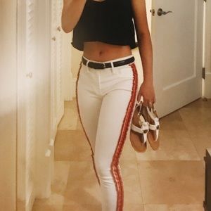 Parker and smith Ava side stripe skinny Jean